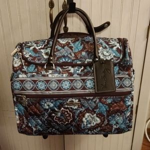 Vera Bradley Rolling Weekender